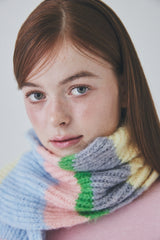 カラーストライプマフラー / Color Stripe Muffler [Yellow]