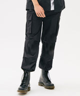 TWO TUCK CARGO STRING JOGGER PANTS (BEIGE) (6585162563702)