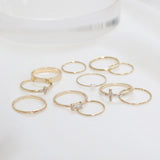 デイリークロスリングセット (11セット) / Daily Cross Ring Set (11 set) / 2 color