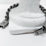 スチール ライン カーブ チェーン ネックレス / [BLESSEDBULLET]STEEL LINE CRUVE CHAIN NECKLACE_ANTIQUE SILVER/ANTIQUE GOLD