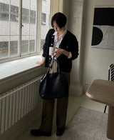 ロゴアトムシグネイチャーカーディガン/Logo atom signature cardigan (4 color)