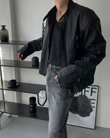 OA　パッド入りマット加工レザージャケット(2 colors)