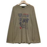 バットピアプリントTシャツ (4 color)