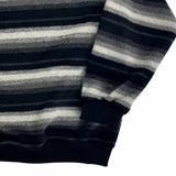 uring stripe angora round knit