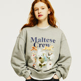 (Napping)Maltese crew sweatshirts