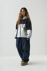 ロゴコットンスーパーワイドパンツ / BSR2223FWPT006 LOGO COTTON SUPER WIDE PANTS NAVY