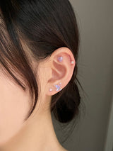 [4 set] jelly butterfly piercing set