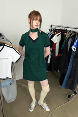 STRIPE MUFFLER (GREEN)