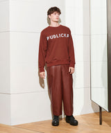 [UNISEX]PUBLICKA LOGO SWEATSHIRT_BRIC (6636726452342)