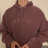 LMN Brooklyn Pigment Washing Oversized Fit Hoodie (4 colors)