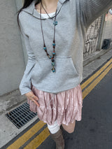 ロマンティックリンクルバンディングスカート / Romantic wrinkle banding skirt