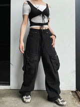 レイヤードストラップホールリボントップ / Layered Strap Hole Ribbon Top