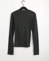 Pepo O-Ring Slit Warmer Long Sleeve T-Shirt
