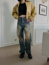 ビンテージユーズドウォッシュ加工デニム/no.501 Vintage Used Washed Denim