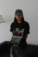 ゲールプリントオーバーフィットTシャツ