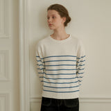 ローリングストライプニット/Rolling stripe knit