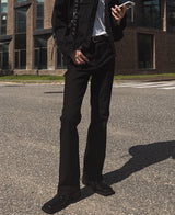 サークルブーツカットズボン/Circle bootcut trousers