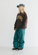 アーチロゴクルーネック / BSR2223FWPO077 BSRBT ARCH LOGO CREWNECK BROWN