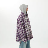 oversized splice flannel shirt (6604085362806)
