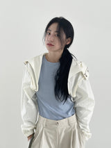 Unique nylon bolero jumper 