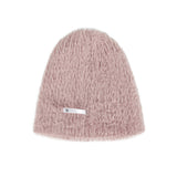 VA Brooch Soft Angora Beanie Pink