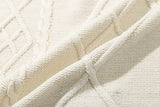 ケーブルニットショールマフラー/CABLE KNIT SHAWL MUFFLER_OATMEAL