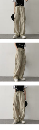 コーベバスロックナイロンカーゴワイドパンツ / Kobe Bath Rock Nylon Cargo Wide Pants