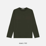 Perfect Semi Overfit Cotton Long Sleeve T Shirt (10color)