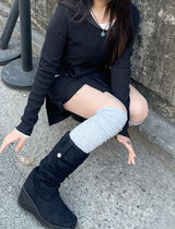 ルーズレイヤードニーソックス / Loose Layered Knee Socks
