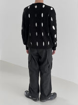 Hall round punching knit