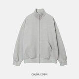 Todd Oversized Fit Composite Paper High-Neck Zip-Up (4color)