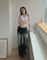 エージェントブラックブルーパンツ/no.1790 Agent Black Blue Pants