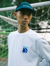DAKYAM 2023 AW チェイシングホワイトドラゴンスキーグラフィックヘビーウェイトロングTシャツ