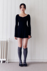 Ballerina mini dress (BLACK)