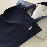 ツイルシンプルラインバッグ - deep navy