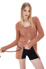 ラインニットカーディガン / LINE KNIT CARDIGAN