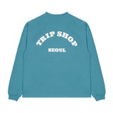 ホワイトマックボ長袖Tシャツ (T21112S) - B.GREEN