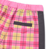 COLOR COMBINATION TUCK PANTS [PINK]