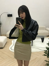 Malo short leather jacket 