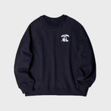 WALKING CREW REVERSIBLE SWEATSHIRT (NAVY) (6604048138358)