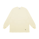 VZロゴビックオバーフィットポケットロングスリーブアイボリー/VZ Logo Big Over Fit Pocket Long Sleeve Ivory (6683335622774)