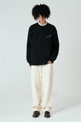 ポケットジップアップスウェットシャツT63/Pocket Zip-up Sweatshirt T63 Black