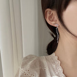 ラフリボンピアス/2color