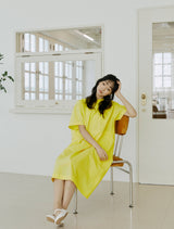 レイヤードリボンワンピース / layered ribbon onepiece yellow