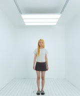 シンボルエンブロイダリークロップトップ / Symbol Embroider Crop Top (Beige)