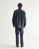 UNISEX DENIM SHIRT JACKET & PANTS SET M - INDIGO BLUE (6636434882678)