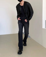 セミデストロイドブーツカットデニム/MG605 Semi Destroyed Bootcut Denim