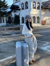 Temperature padding wide pants 