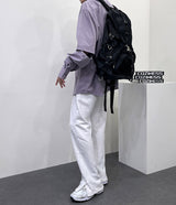 プリーツウォッシングトレーニングサイドスリットパンツ/[Unisex] Pleated washing training side slit pants (6 colors)