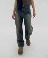 ヒーティングウォッシングデニムパンツ / No.3043 Heating washing denim pants (2color)